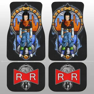 Android 17 Car Floor Mats Custom Dragon Ball Car Interior Accessories