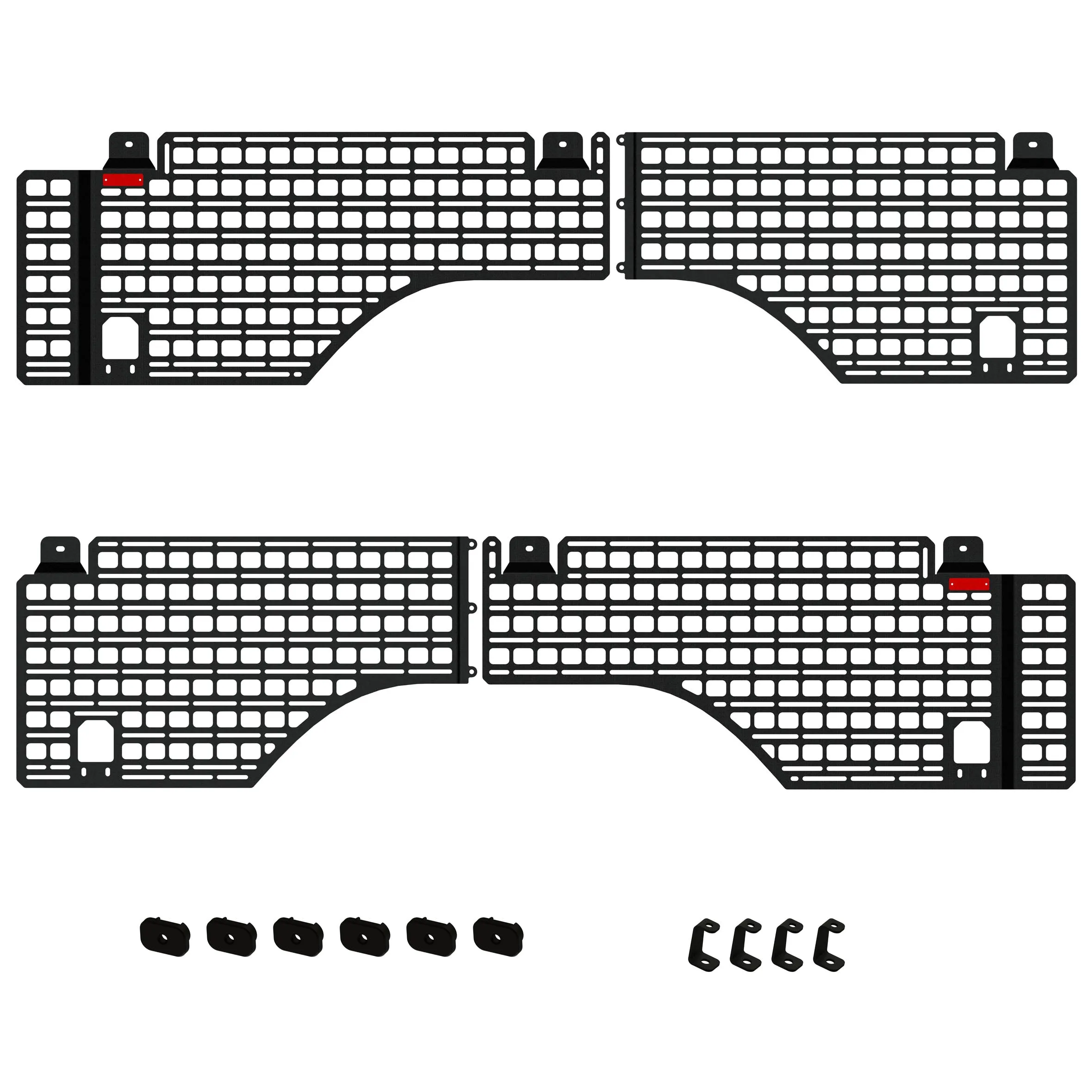 Bedside Rack System - 4pc Kit | Silverado and Sierra 1500, Short Bed (2007-2018)