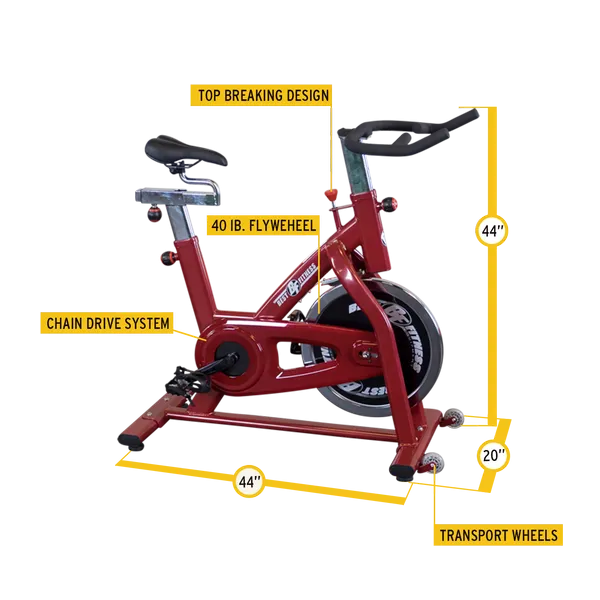 Best Fitness Chain Indoor Exercise Bike