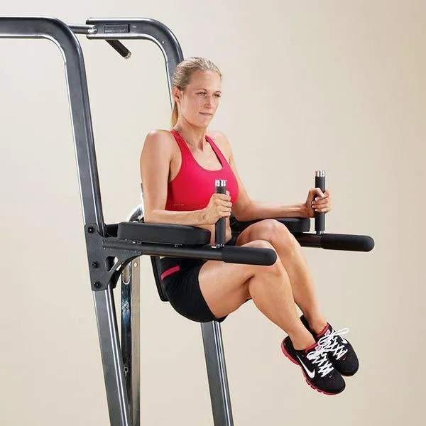 Body Solid Knee Raise, Dip and Chin Up Station