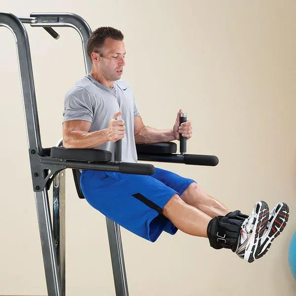 Body Solid Knee Raise, Dip and Chin Up Station