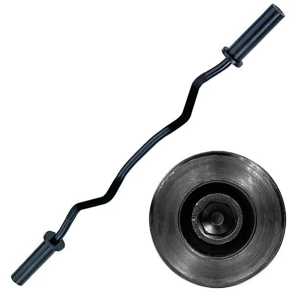 Body Solid Olympic Curl Bar - Black