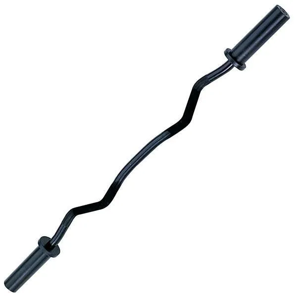 Body Solid Olympic Curl Bar - Black