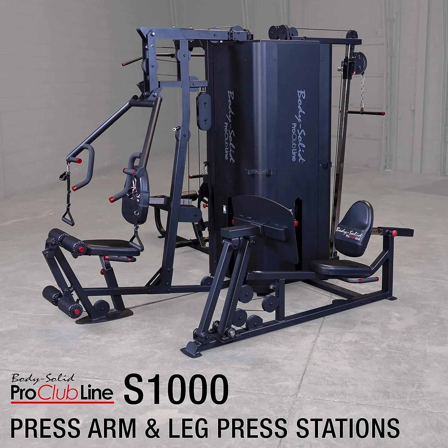 Body-Solid Pro Clubline S1000 Multi-Station 4 Stack