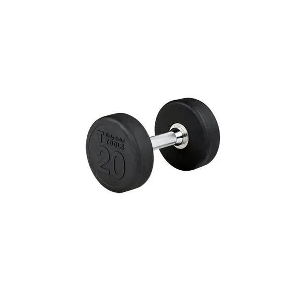 Body Solid Rubber Round Dumbbells - Each