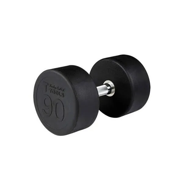 Body Solid Rubber Round Dumbbells - Each