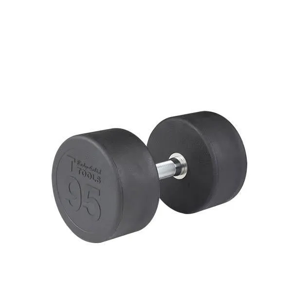 Body Solid Rubber Round Dumbbells - Each