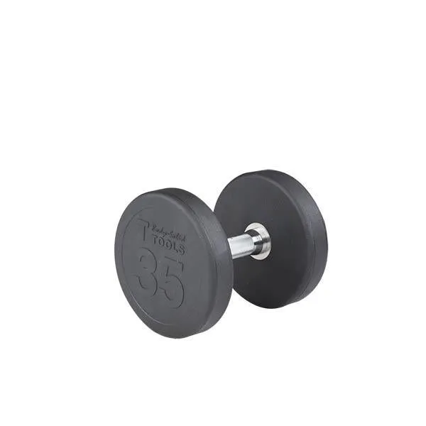 Body Solid Rubber Round Dumbbells - Each