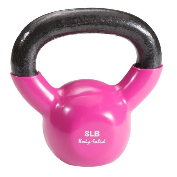 Body-Solid Vinyl Dipped Kettlebells KBV