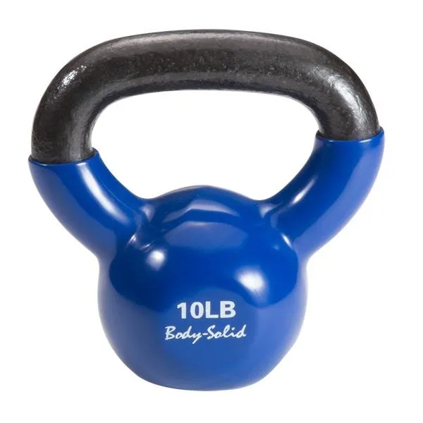 Body-Solid Vinyl Dipped Kettlebells KBV