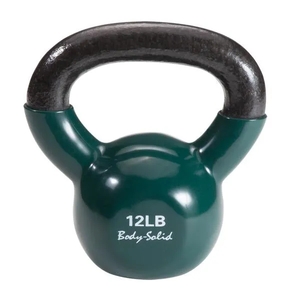 Body-Solid Vinyl Dipped Kettlebells KBV