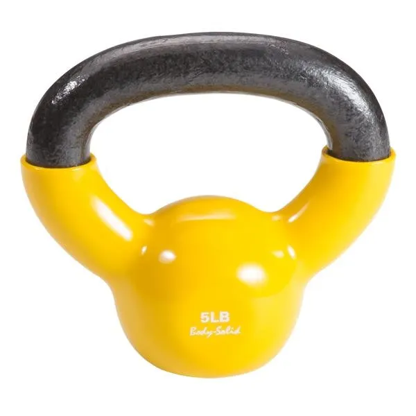 Body-Solid Vinyl Dipped Kettlebells KBV