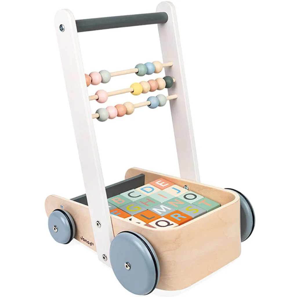 Cart with ABC Blocks