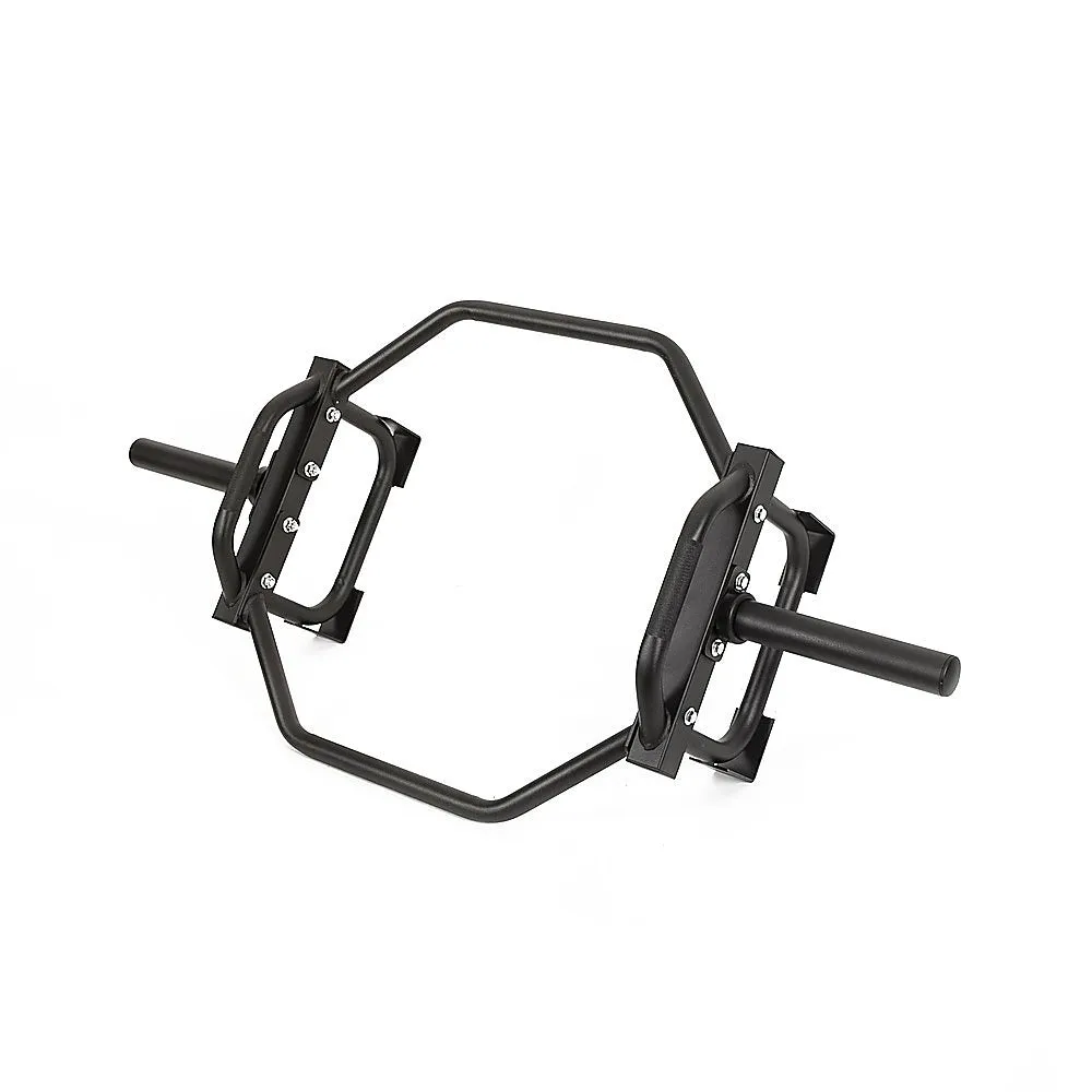 Compact Hex Trap Bar with Elevated Sleeves, 300kg Capacity