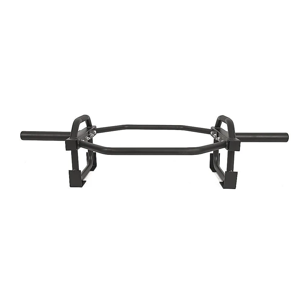 Compact Hex Trap Bar with Elevated Sleeves, 300kg Capacity