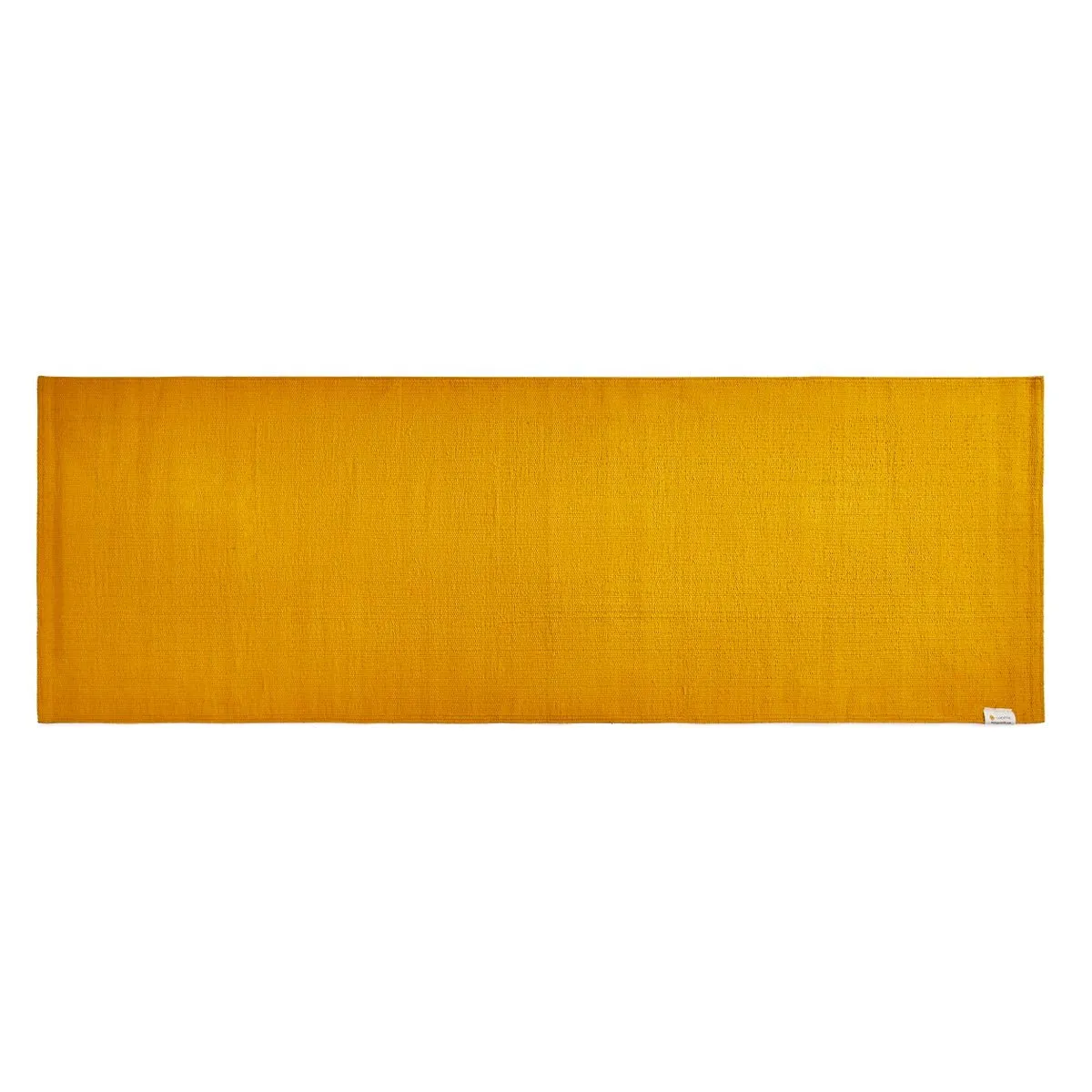 Cotton Yoga Mat- High Grip Yellow- 24 inches