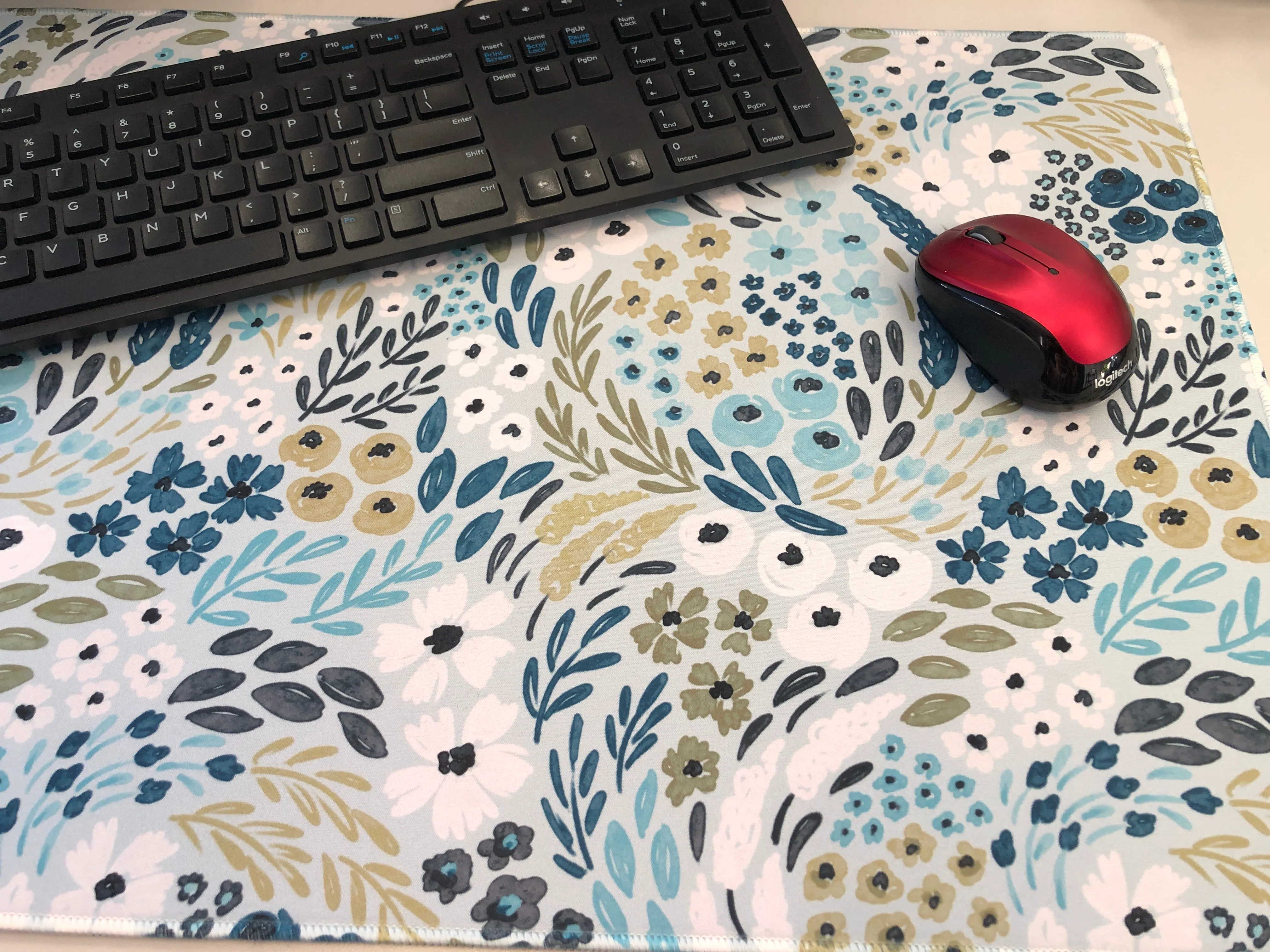 Desk Mat - Waterfall Floral