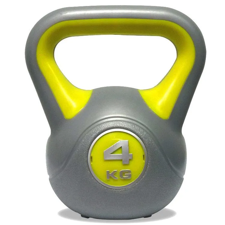 DKN 2, 4, 6 and 8kg Vinyl Kettlebell Weight Set