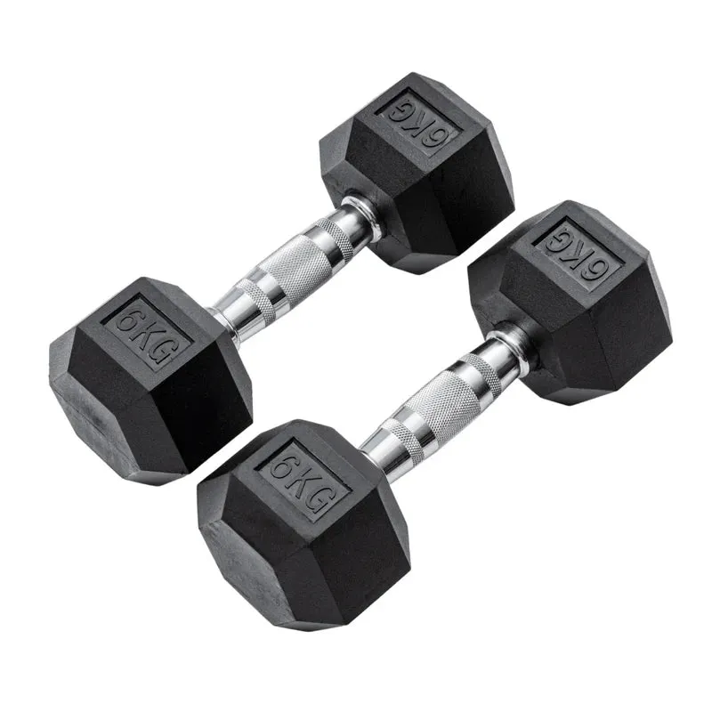 Dumbbell (Rubber Head) 6kg