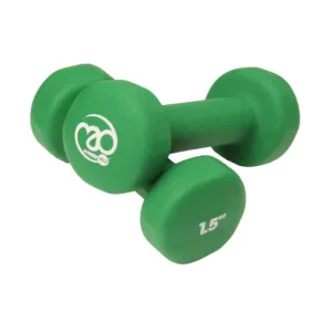 Fitness Mad 1.5kg Dumbbells - Green / 1.5kg