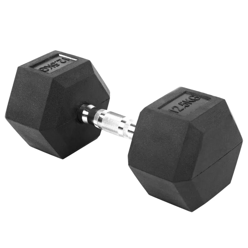 Hex Dumbbells - Rubber Coated Weights