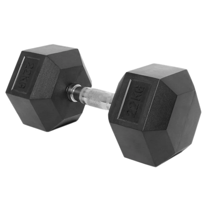 Hex Dumbbells - Rubber Coated Weights