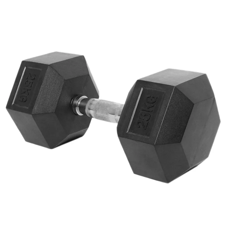 Hex Dumbbells - Rubber Coated Weights