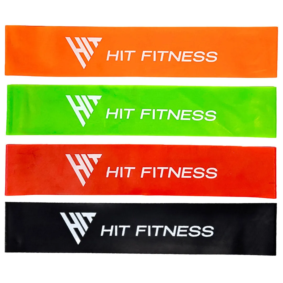 Hit Fitness Resistance Band Pack (Light - Extra Heavy)