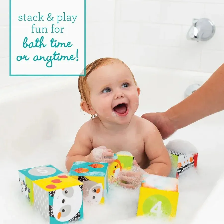 Infantino Colors & Numbers Bath Blocks 3pcs