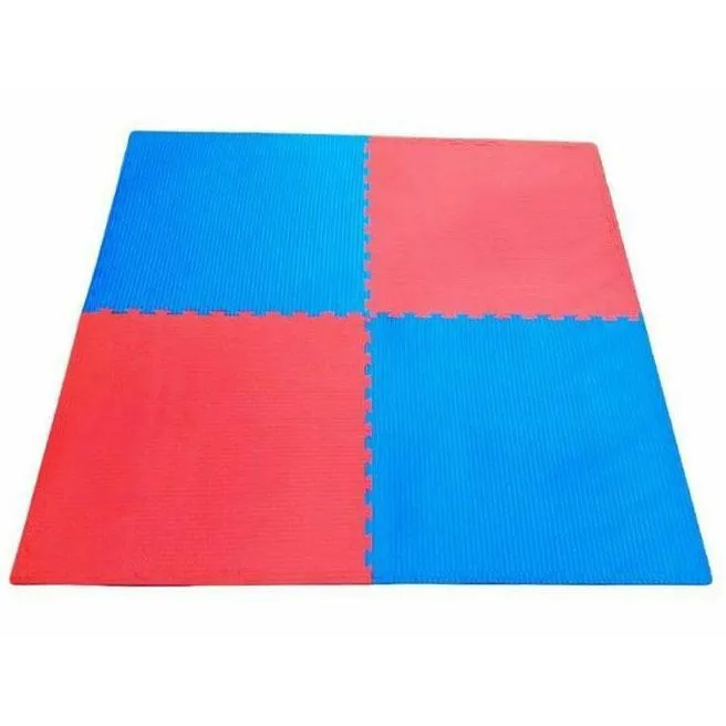 Interlocking Jigsaw Mats 2cm Blue / Red (Sale)