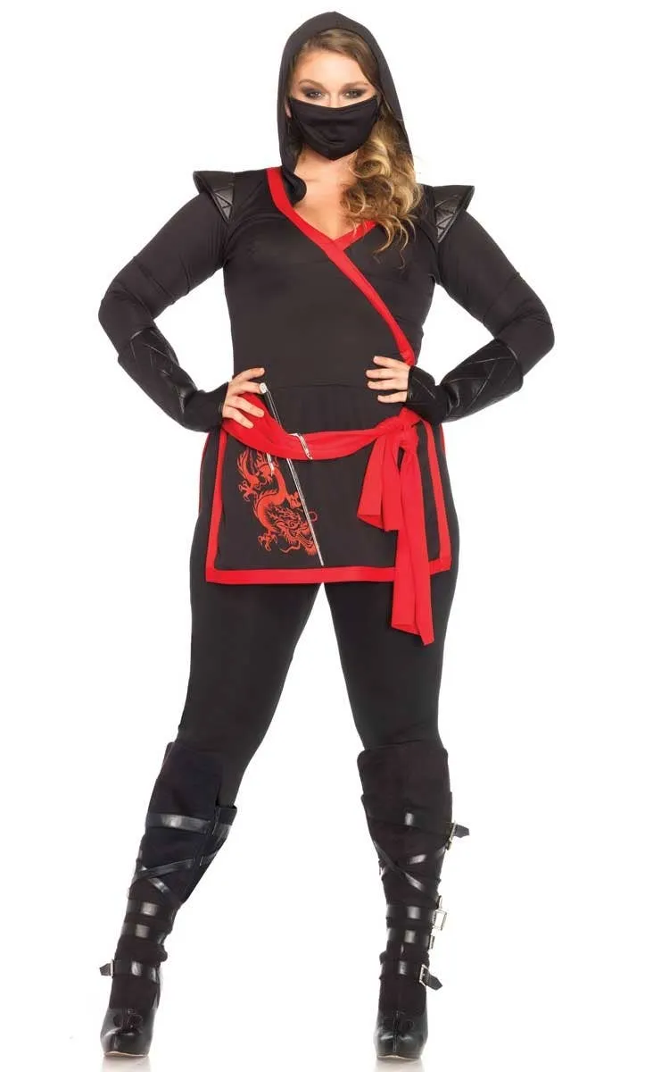 Japanese Ninja Assassin Womens Plus Size Costume