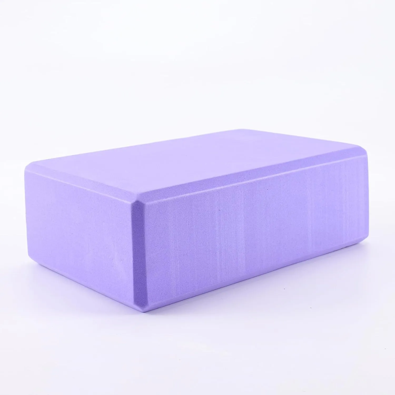 Kuber Industries High-Density Yoga Block|Lightweight & Portable Yoga Brick|Improve Strength & Flexibility-Pack of 2 (Light Purple)