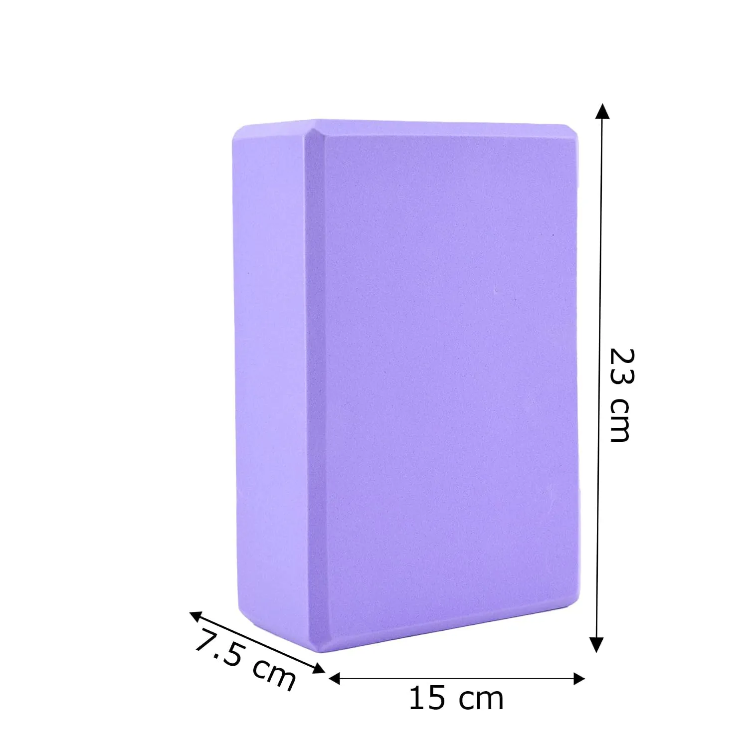 Kuber Industries High-Density Yoga Block|Lightweight & Portable Yoga Brick|Improve Strength & Flexibility-Pack of 5 (Light Purple)