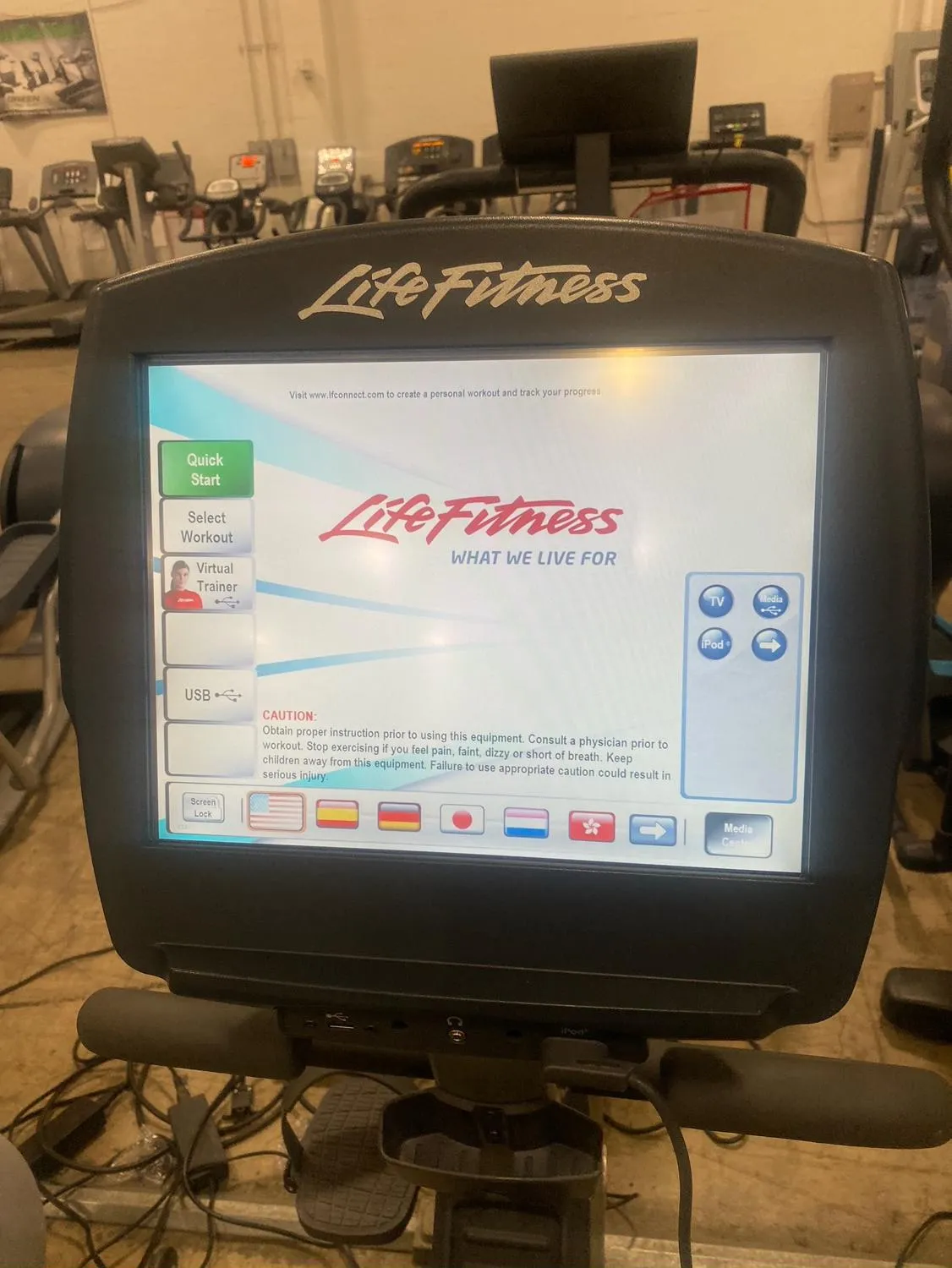 Life Fitness 95R Engage Recumbent Bike - Used