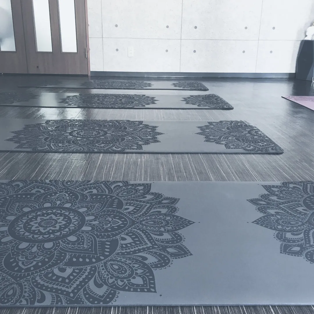 Mandala Charcoal Infinity Mat - 5 mm