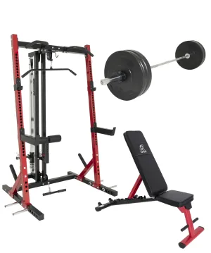 Max Squat Rack Complete Bumper Package Deal