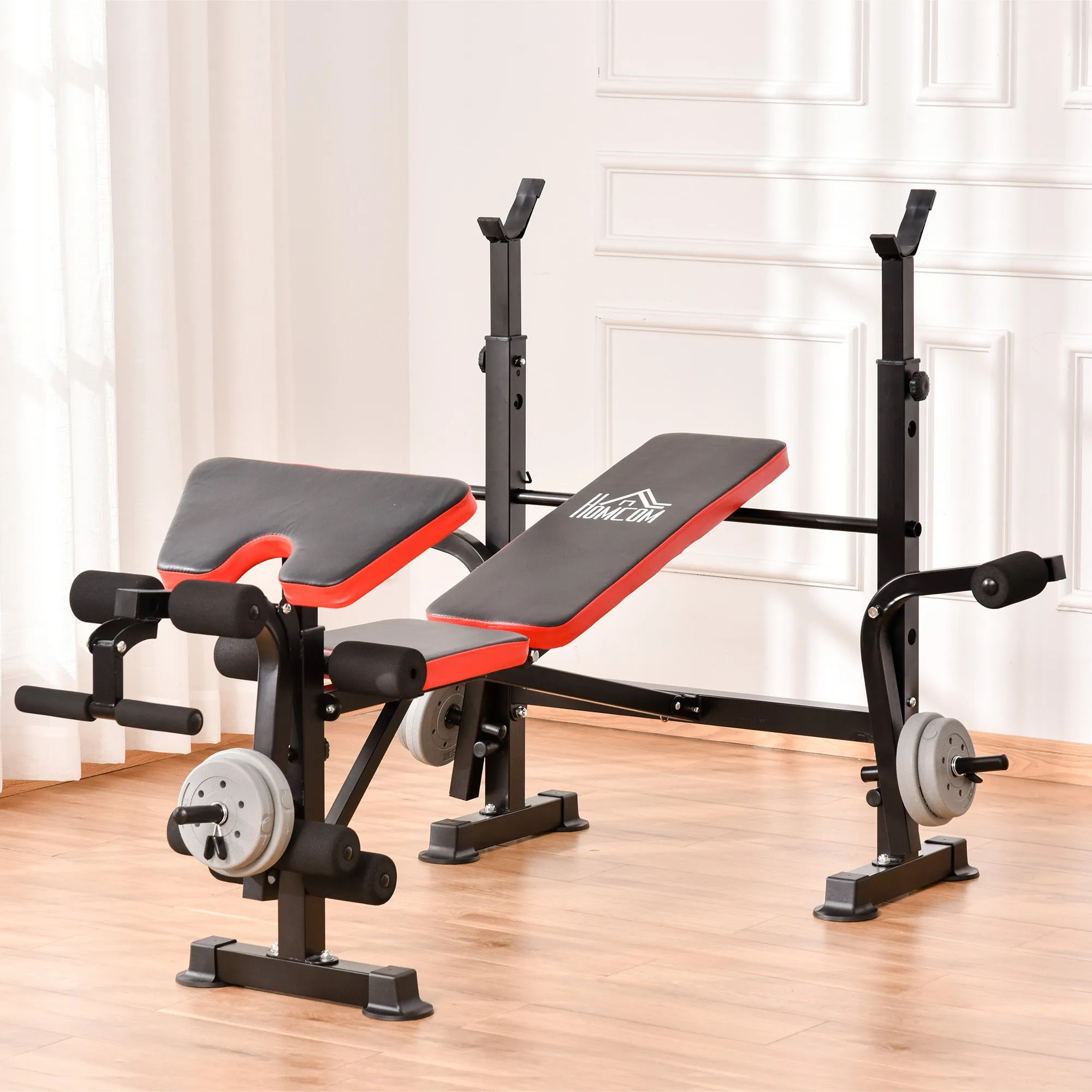 Multi-Function Adjustable Weight Training Bench Gym Fitness Lifting