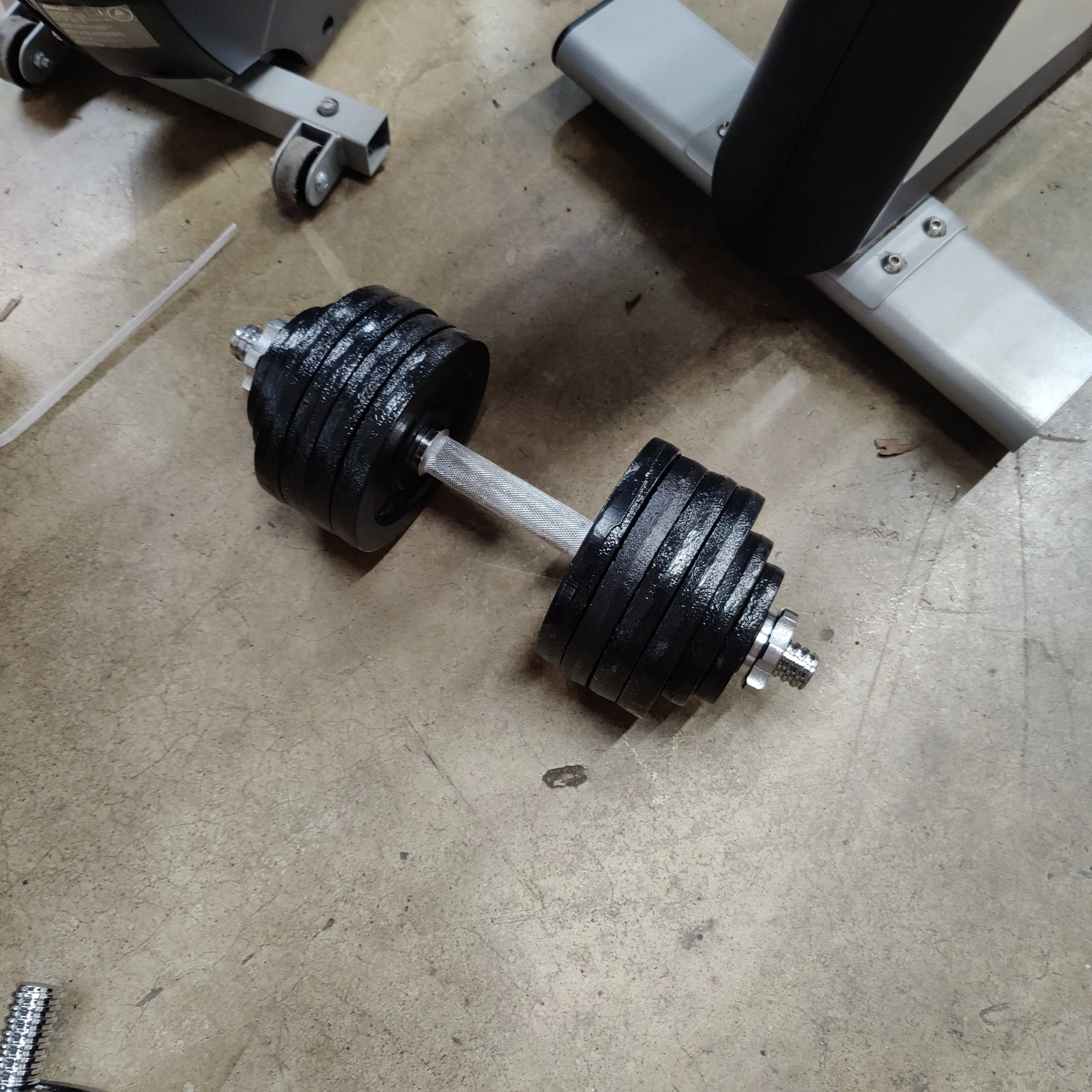 NEW 5-50lb Adjustable Dumbbells PAIR