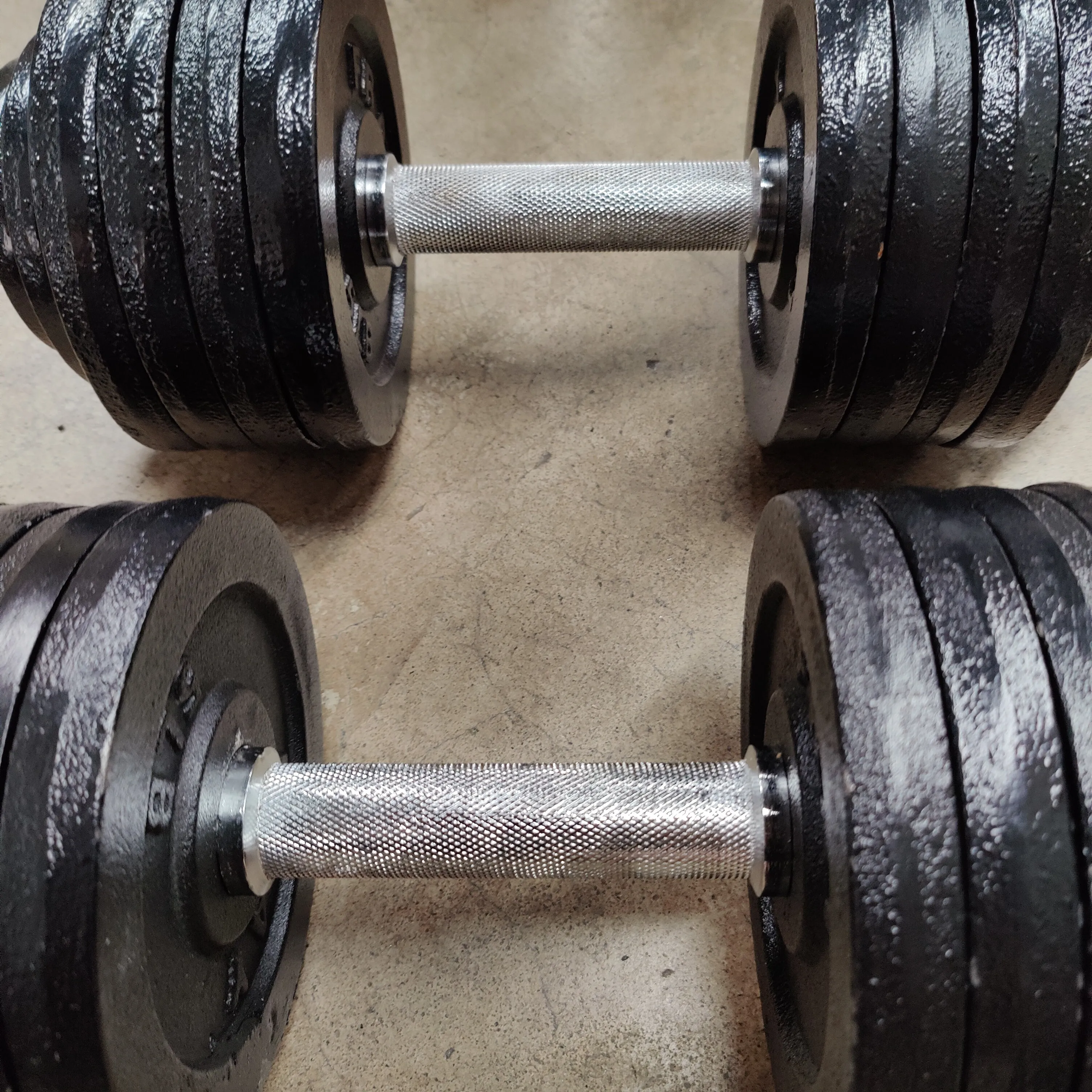 NEW 5-50lb Adjustable Dumbbells PAIR