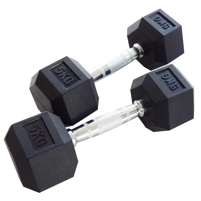 Pair of Hex Commercial Dumbbell