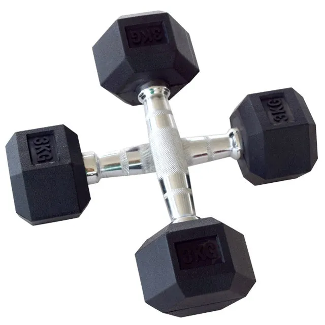 Pair of Hex Commercial Dumbbell