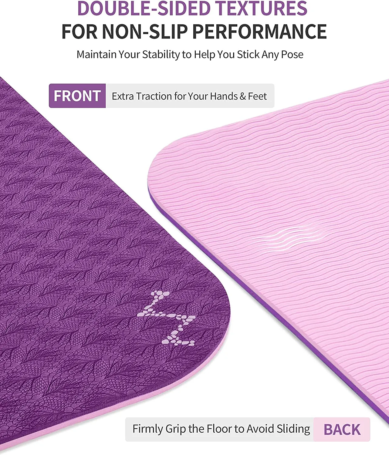 Professional TPE Yoga Mats-Purple