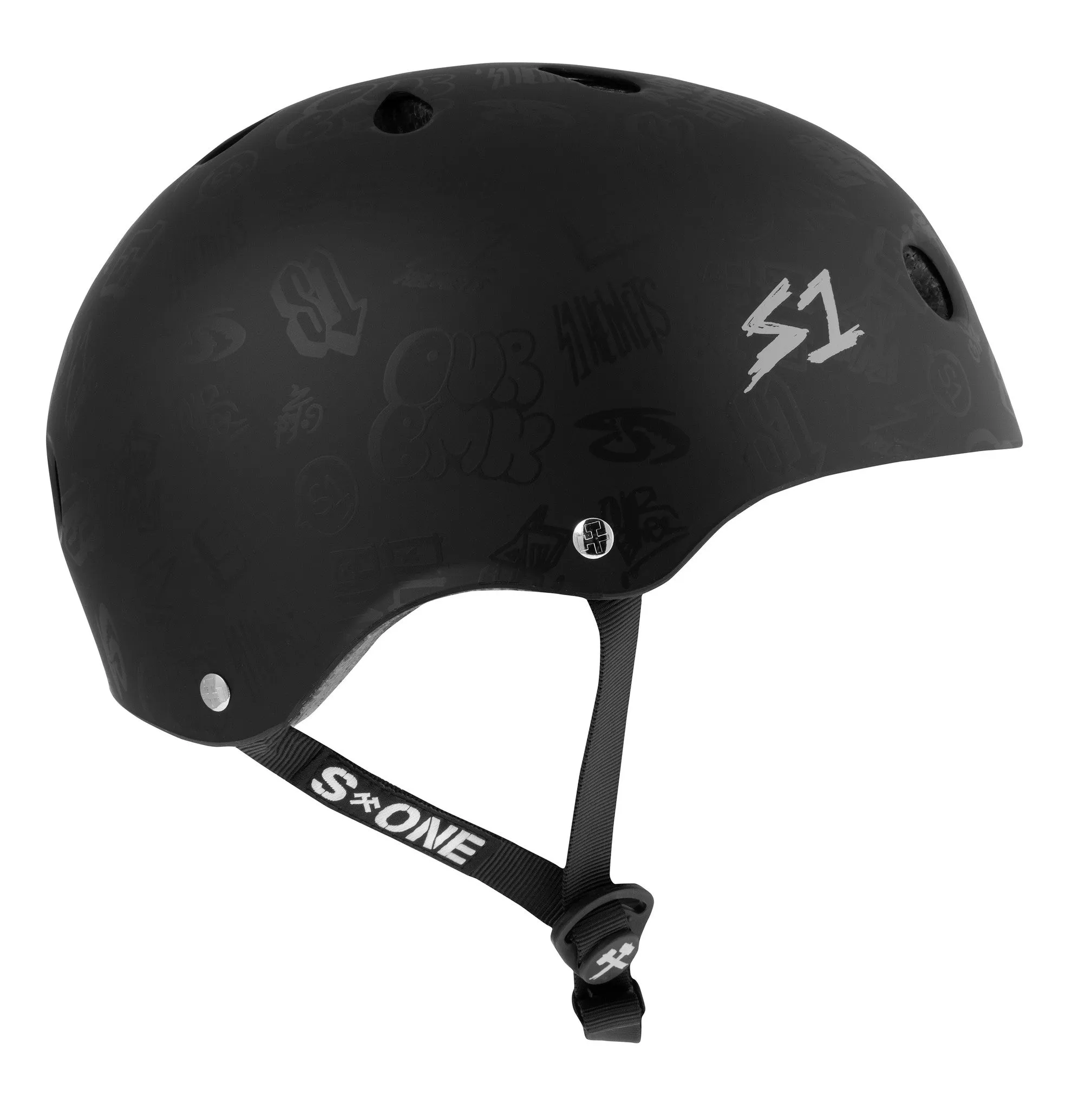 S1 Lifer Helmet - Black Matte/Our BMX