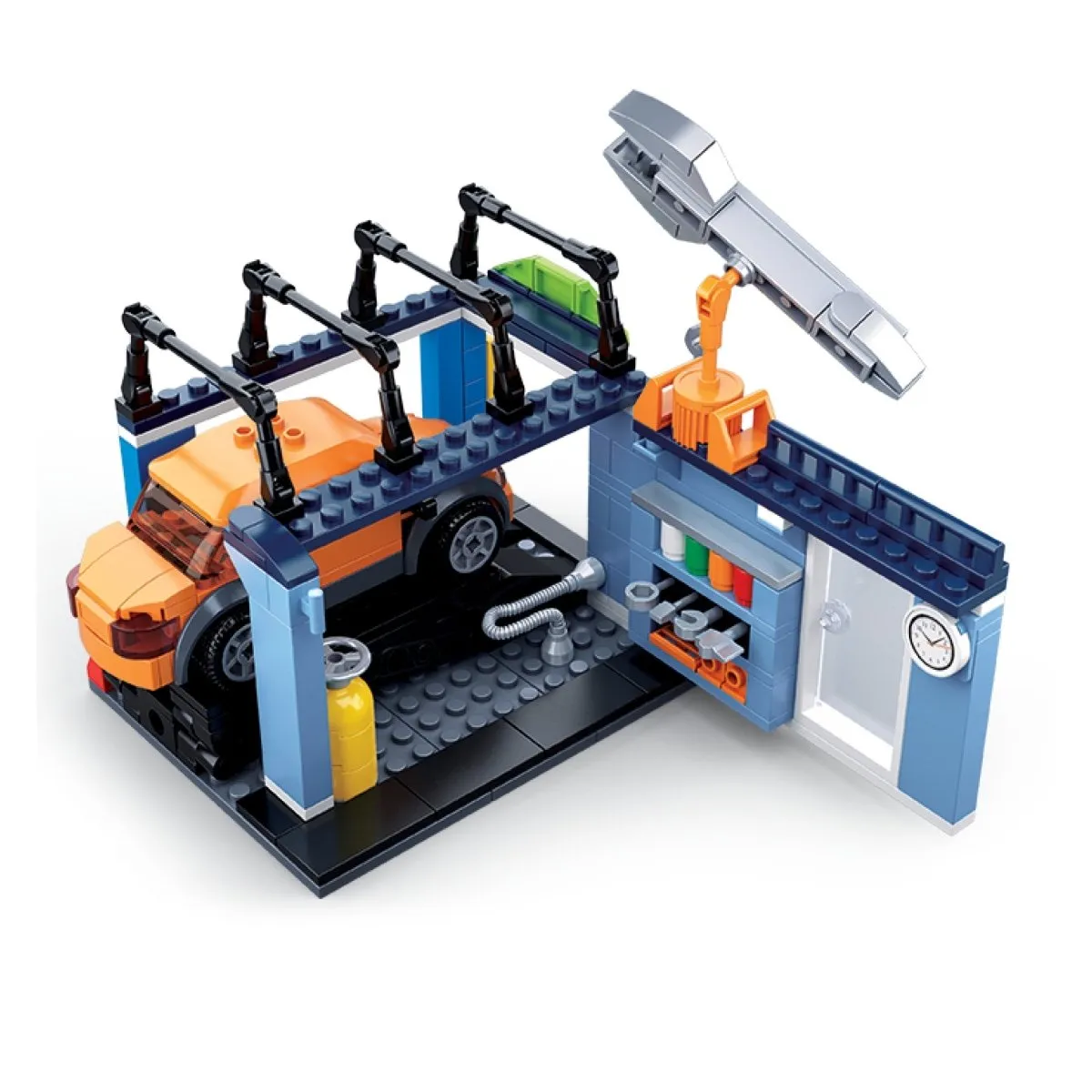 Sluban Maintenance Shop Building Blocks Kit For Boys