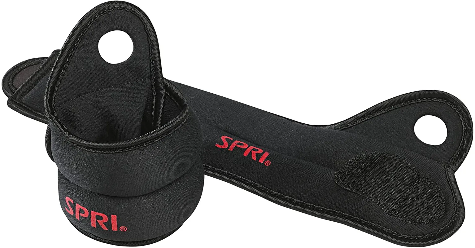 SPRI Wrist Weights Thumblock Arm Weights Set for Women & Men (Available in 2lb or 4lb Sets)