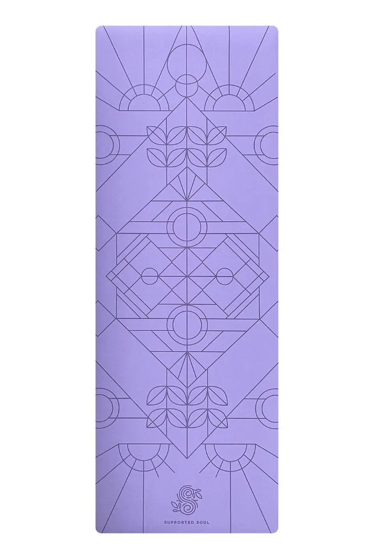 Supported Soul Pro Grip Luxe Deco Alignment 5mm Yoga Mat