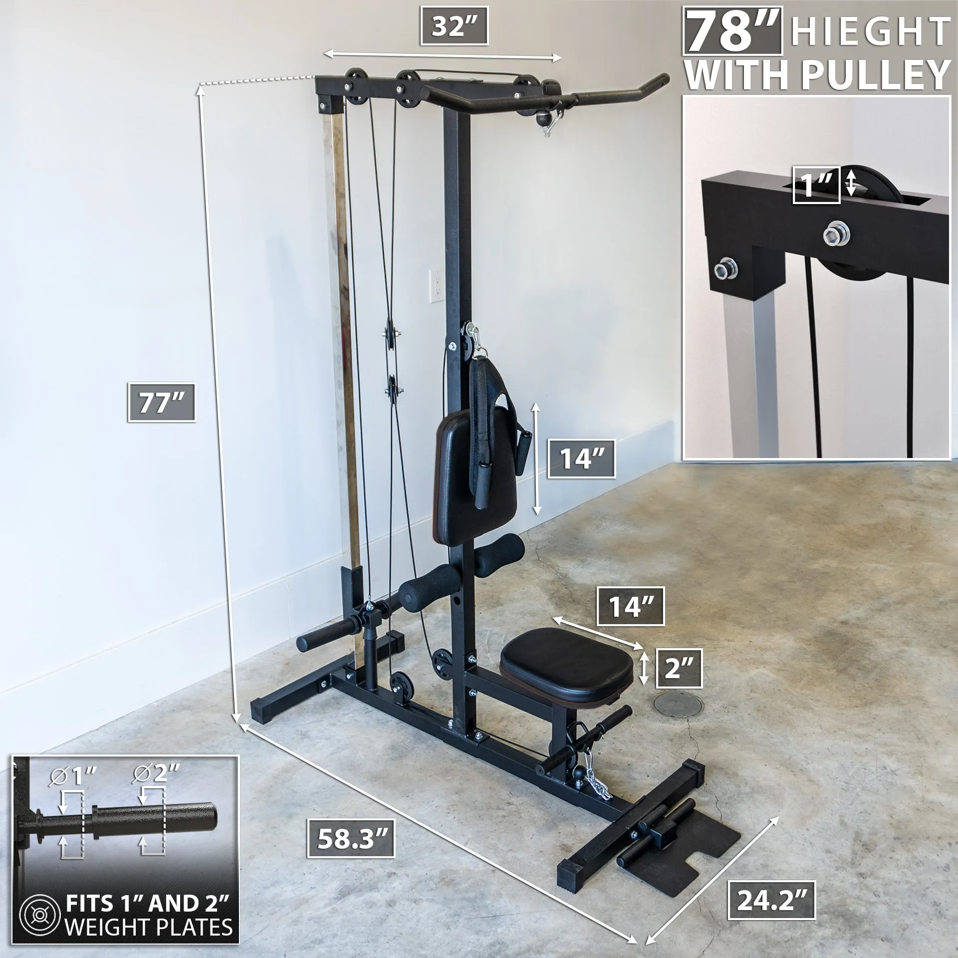 Synergee Lat Pulldown Machine