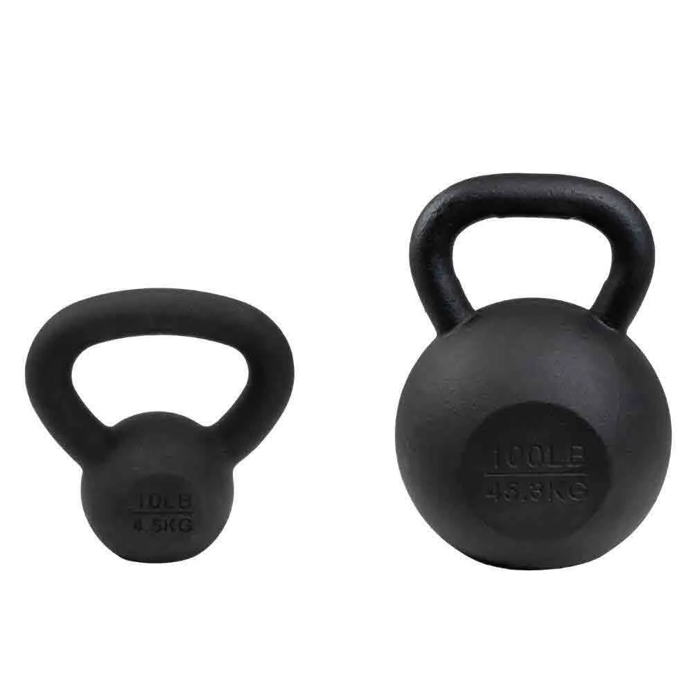 Troy Kettlebell Set 10 lb to 100 lb Singles - No rack