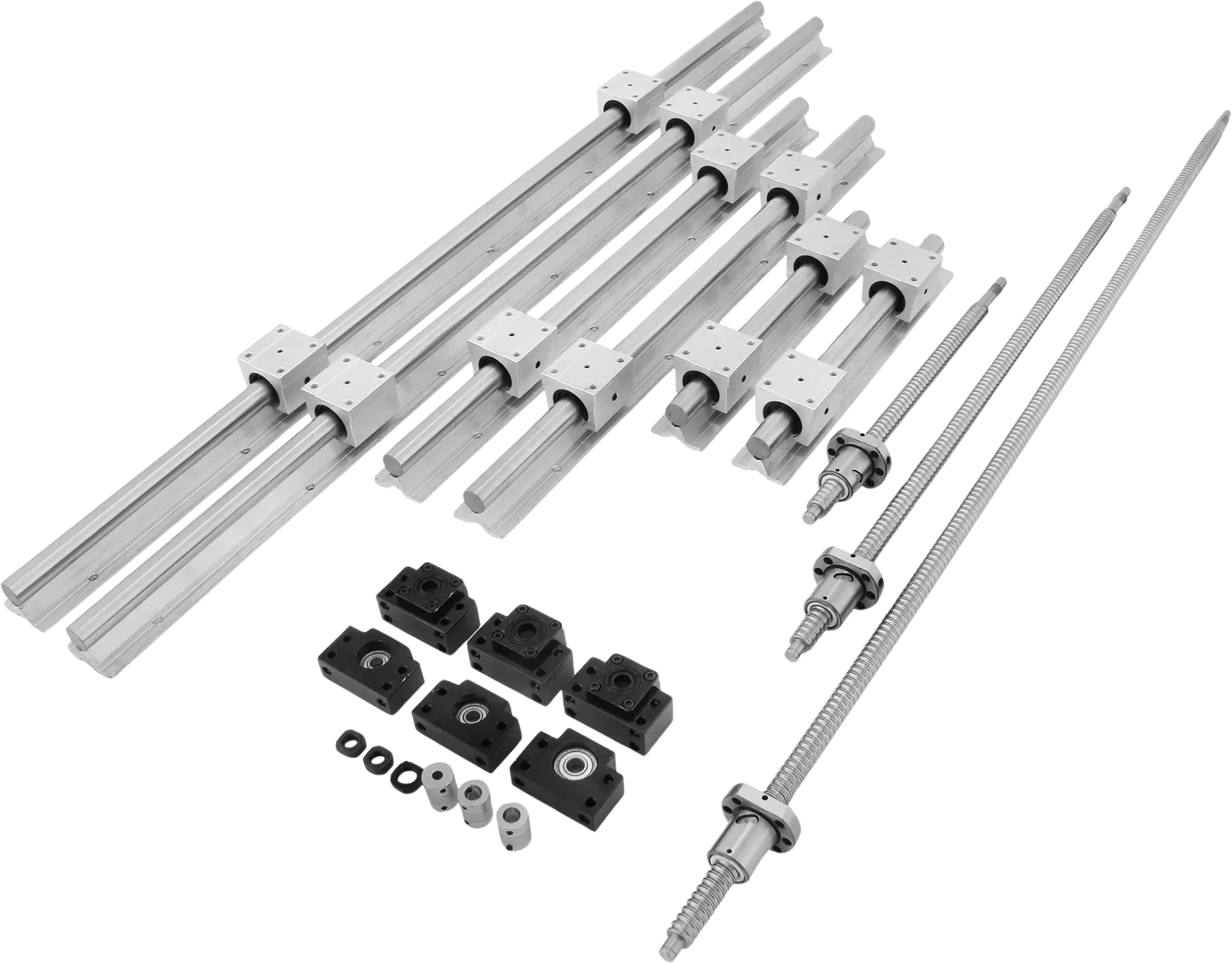 Vevor Linear Guide Rail Kit RM1605-350mm 650mm 1050mm for CNC Machine New