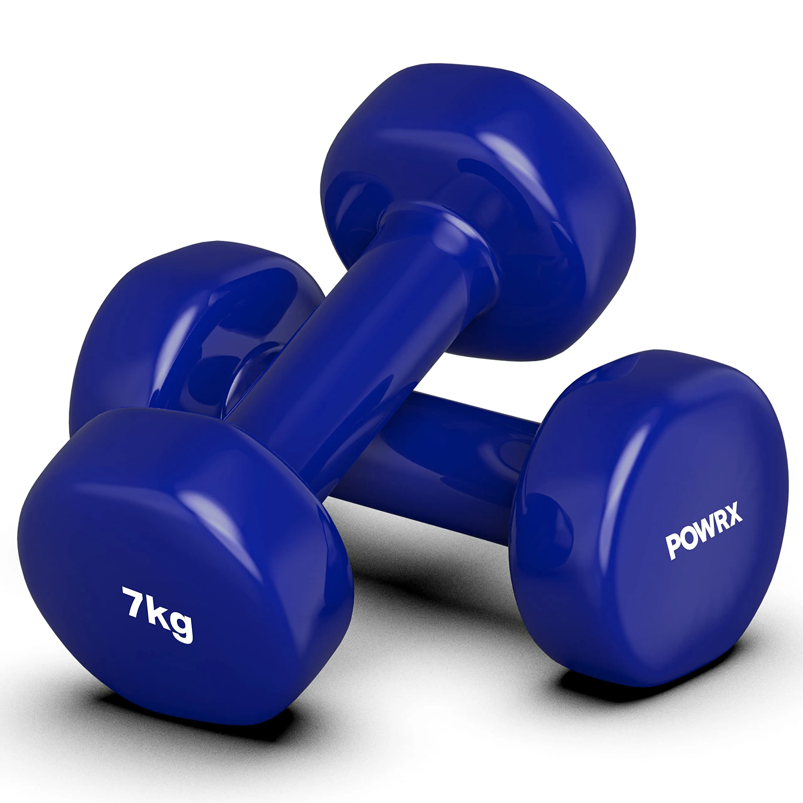 Vinyl Dumbbell Sets 05kg - 10kg  1lbs-22lbs Various Colors - Ideal Hand Weights